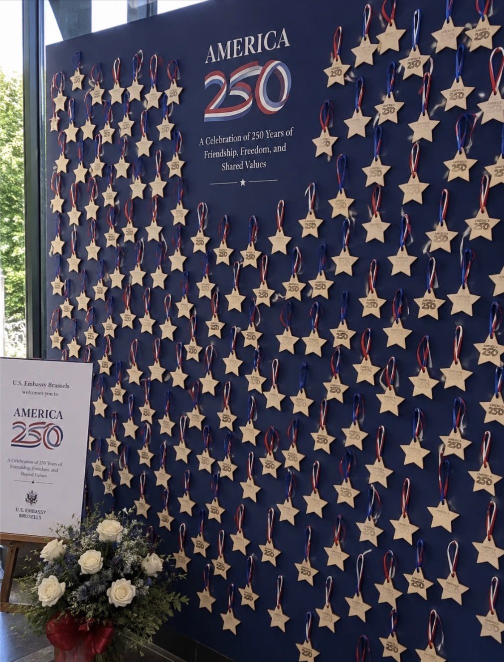 America 250 star wall
