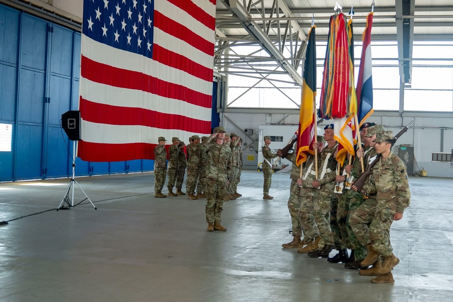 Multinational color guard
